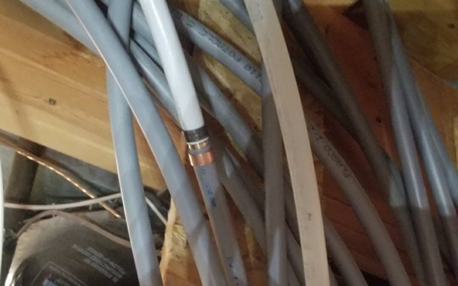 A Fortitude Plumbing service call in an Edmonton mechanical room